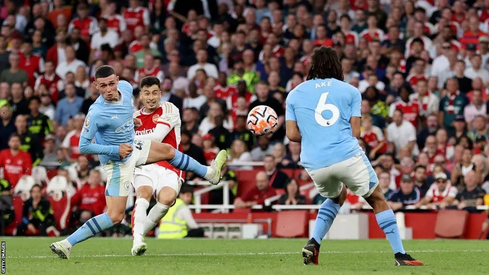 Arsenal hụt hơi vào cuối hai mùa giải liên tiếp và đều mất chức vô địch Premier League về tay Man City. Ảnh: GETTY. HLV Mikel Arteta