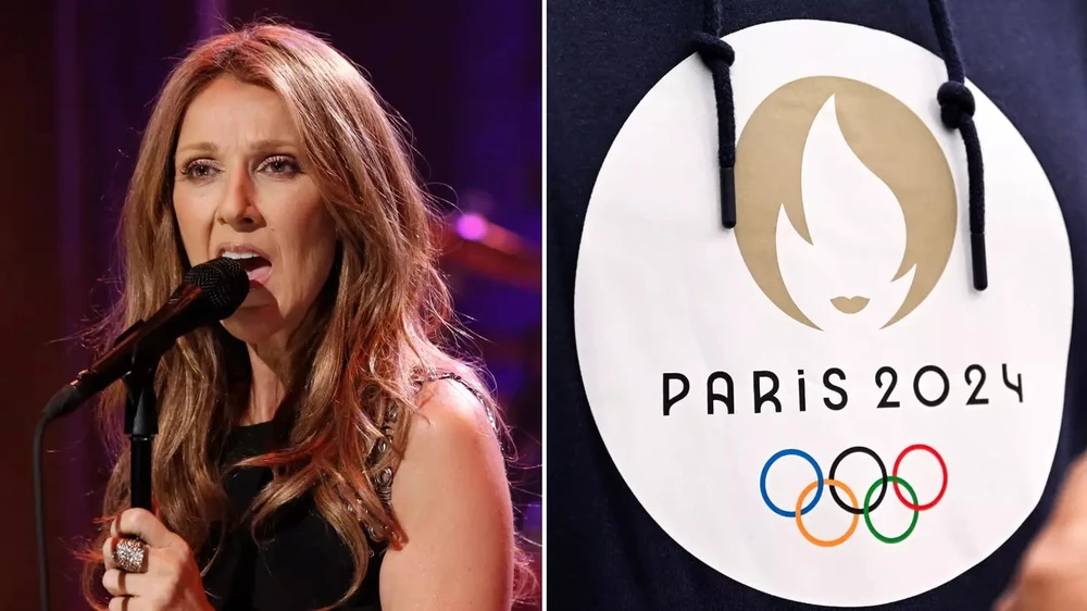 Nữ danh ca người Canada Celine Dion xuất hiện tại Lễ khai mạc Olympic Paris 2024 với tiết mục trình diễn được giấu kín đến giờ chót. Ảnh: GETTY. Lễ khai mạc Olympic Paris 2024