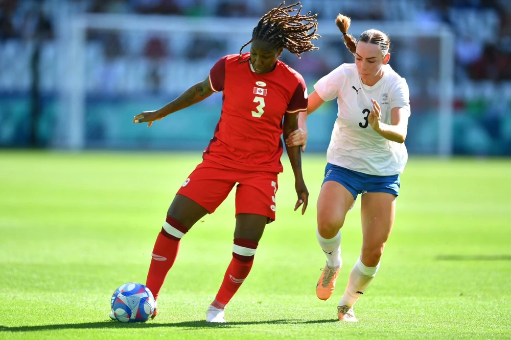 Canada tái ngộ chủ nhà Pháp với nhiều sự thua thiệt. Ảnh: GETTY. dai-chien-bong-da-olympic-paris-2024-va-scandal-lam-kho-nha-vo-dich (1).jpg