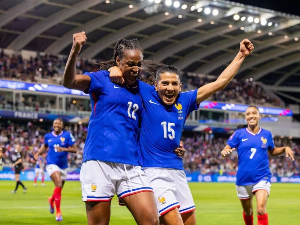 Chủ nhà Pháp có trận ra quân thắng Colombia 3-2. Ảnh: GETTY. Katoto-1024x768.jpg