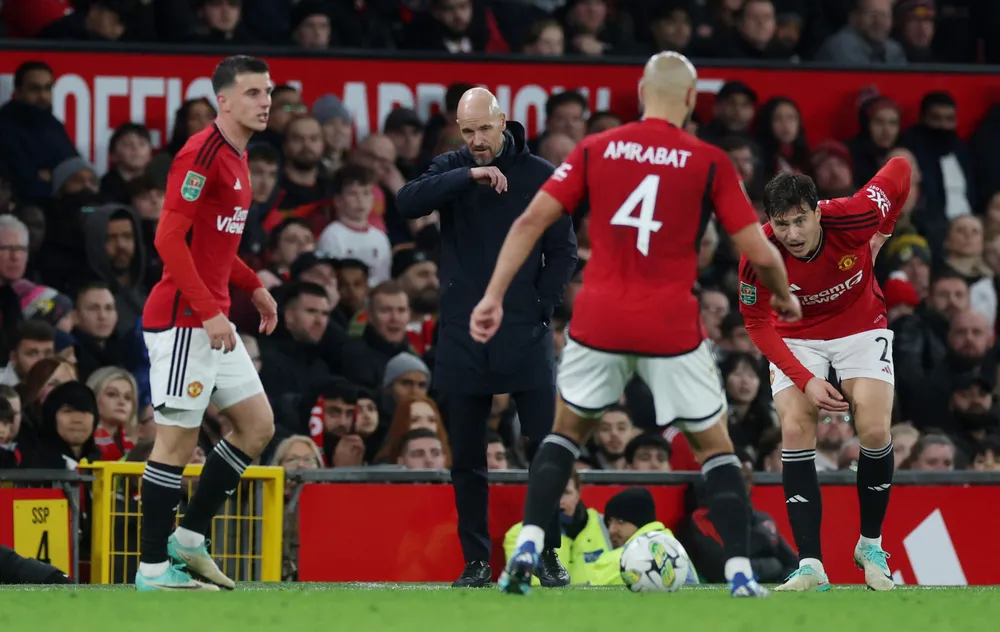 HLV Ten Hag hòa thuận với Ban lãnh đạo Man United và thân thiện với các học trò. Ảnh: GETTY. HLV Ten Hag