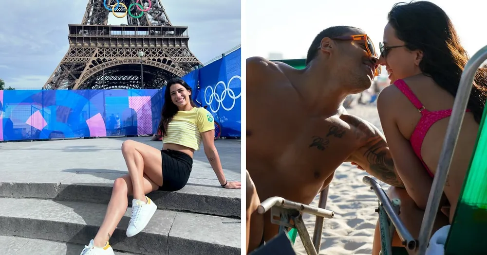 Hình ảnh đi chơi Paris của cặp đôi VĐV người Brazil tràn lan trên trang cá nhân tố cáo họ trốn đi chơi đêm khiến Carolina Vieira bị đuổi khỏi Olympic Paris 2024. Ảnh: GETTY. nu-vdv-tron-di-choi-dem-voi-ban-trai-o-olympic-paris-2024-to-cao-bi-quay-roi (3).jpg