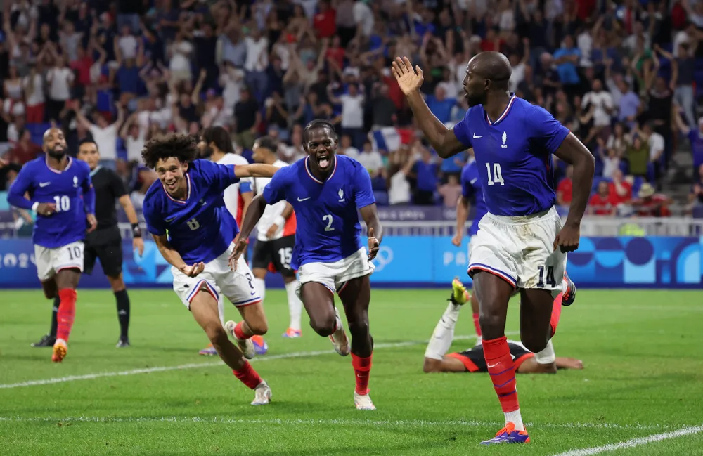 Mateta (14) tiếp tục nhả đạn giúp chủ nhà Pháp vào chung kết Olympic Paris 2024. Ảnh: GETTY. Olympic Paris 2024