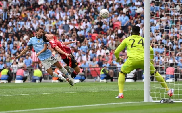 Man City đã san bằng cách biệt ở phút 89, trước khi đánh bại Man United trên chấm 11 mét trong trận Siêu cúp Anh. Ảnh: GETTY. Siêu cúp Anh