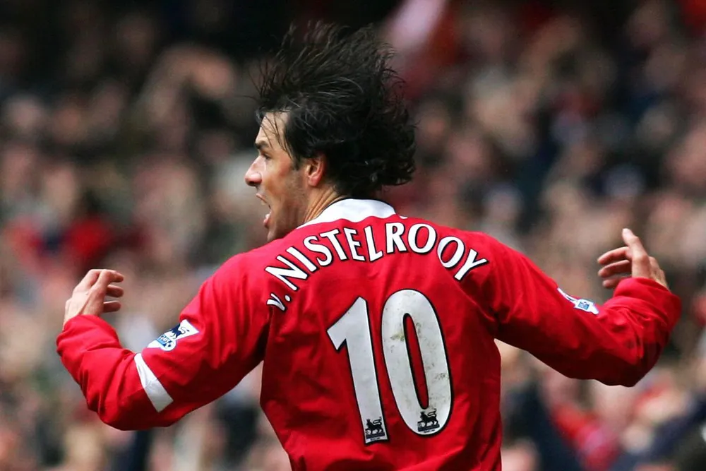 Ruud van Nistelrooy từng là chân sút số 1 trong màu áo MU. Ảnh: GETTY. Ruud van Nistelrooy