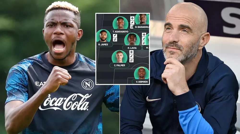 HLV Maresca đã chọn sẵn chỗ chơi cho Osimhen trong đội hình Chelsea. Ảnh: GETTY. chelsea-tai-kich-hoat-bom-tan-osimhen (3).jpg