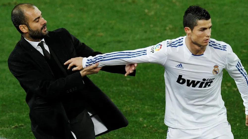Pep Guardiola cho rằng Ronaldo không phù hợp với hệ thống chiến thuật của ông. Ảnh: GETTY. soc-ly-do-man-city-tu-choi-ronaldo (1).jpg