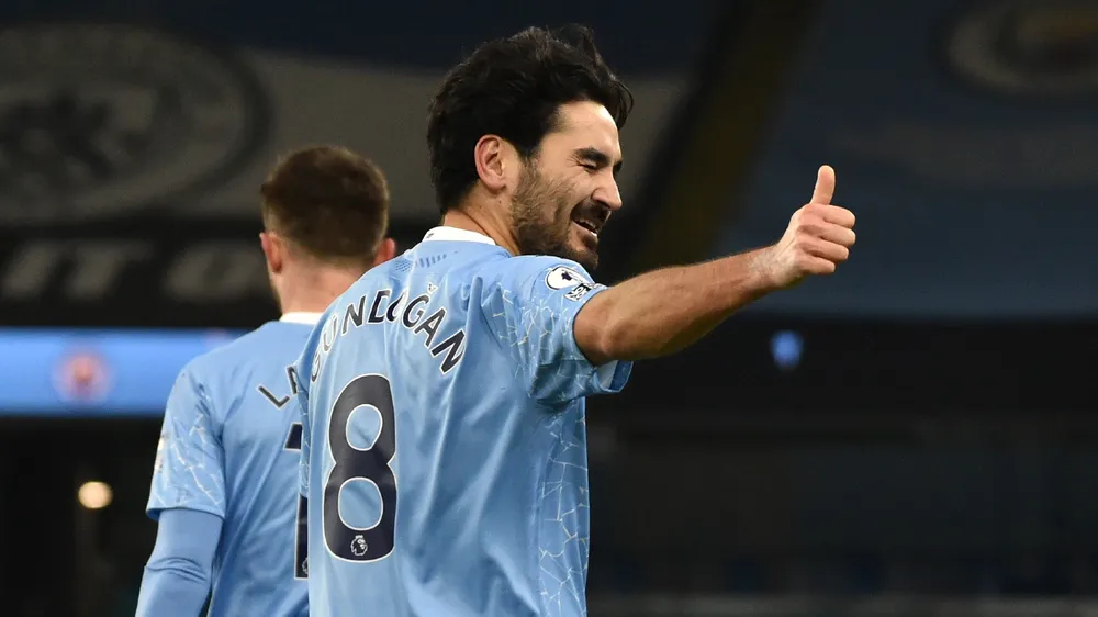 Gundogan trở về mái nhà xưa Man City. Ảnh: GETTY. haaland-khong-thua-gi-messi-va-ronaldo (2).jpg