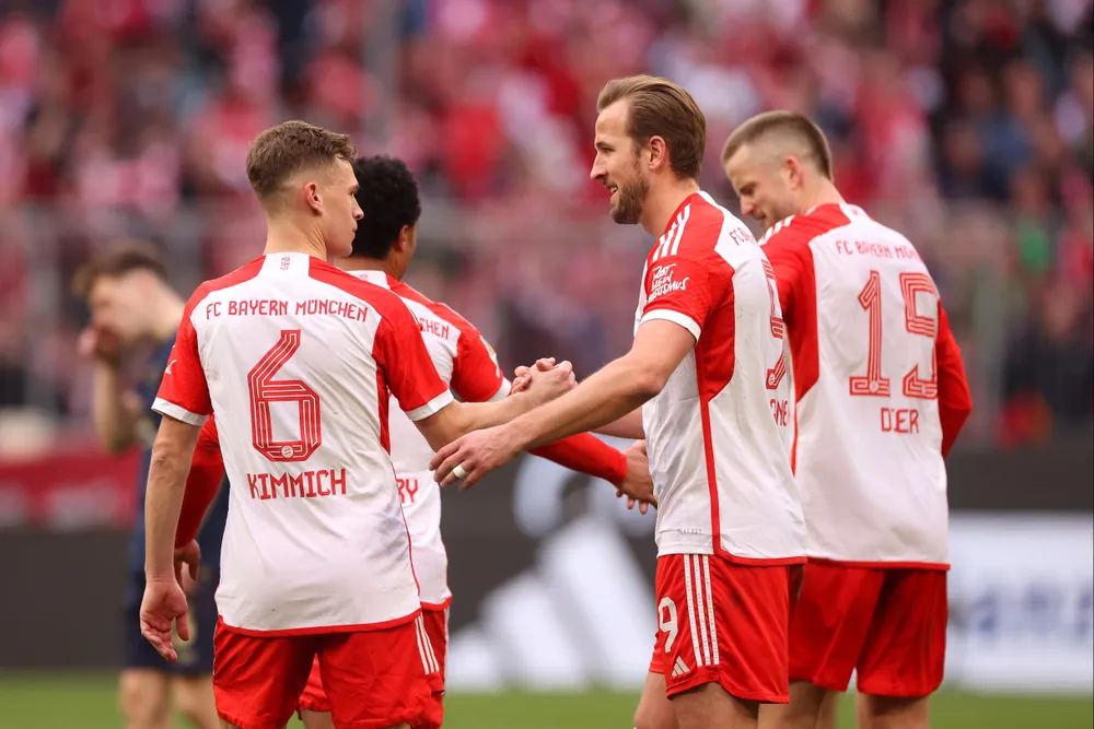 Kane đã trở thành Vua phá lưới ở mùa đầu tiên đá giải Bundesliga. Ảnh: GETTY. sai-lam-cua-ngoi-sao-harry-kane-o-bayern-munich (2).jpg