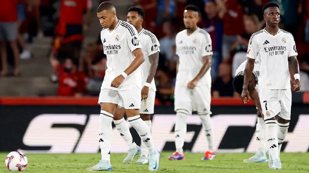 Mbappe khao khát ghi bàn đầu tiên cho CLB Real Madrid. Ảnh: GETTY. clb-real-madrid-giai-han-voi-keo-thom-valladolid-va-ban-thang-dau-cho-mbappe (1).jpg