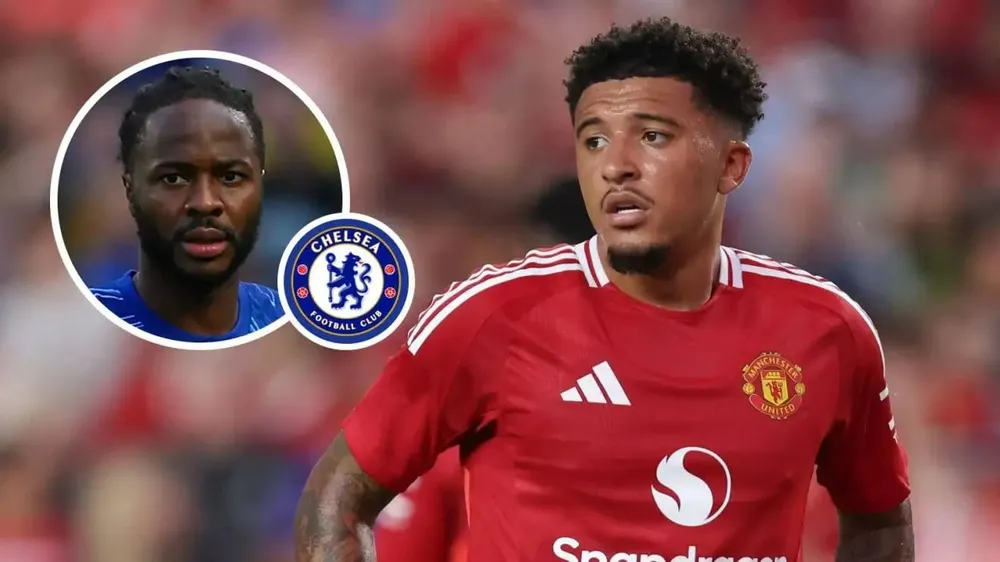 Chelsea có thể trao đổi Sterling kèm thêm tiền để mang về tiền đạo cánh Sancho của MU. Ảnh: GETTY. tiền đạo cánh Sancho