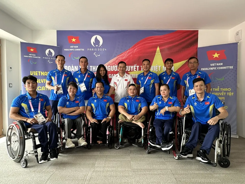 Đoàn Thể thao người khuyết tật Việt Nam tranh tài ở Paralympic Paris 2024. Ảnh: CCT. the-thao-nguoi-khuyet-tat-viet-nam-tranh-huy-chuong-paralympic-paris-2024 (1).jpg