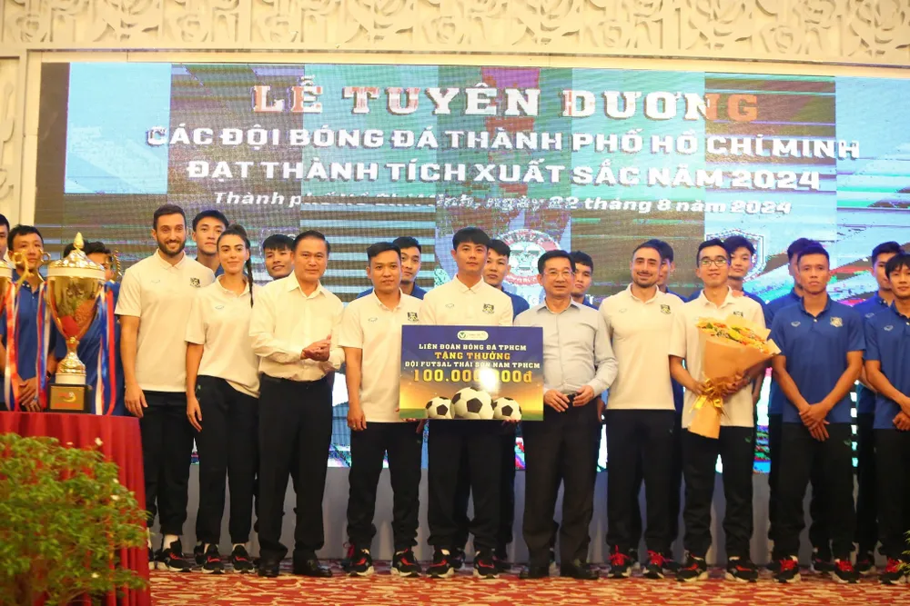CLB Futsal Thái Sơn Nam cũng có 13 lần vô địch quốc gia. Ảnh: CCT. tai-ky-hop-dong-voi-huynh-nhu-tuyen-nu-tp-hcm-bo-sung-3-ngoai-binh-my-da-giai-chau-a (1).jpg