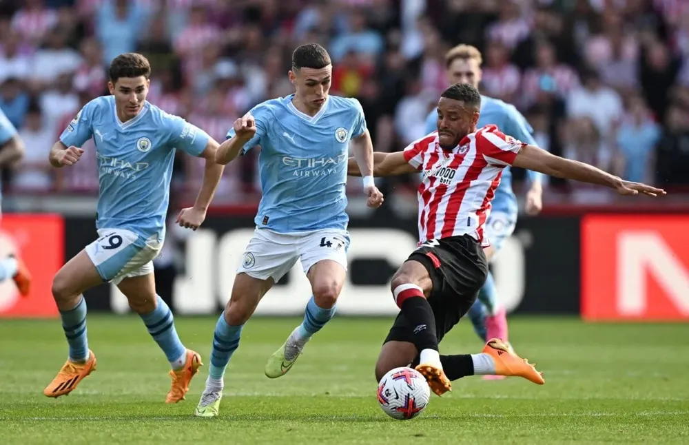 Brentford từng thắng Man City nhưng cuộc tái đấu đêm 14-9 khó lòng tái lập kỳ tích trước nhà đương kim vô địch Premier League. Ảnh: GETTY. Nhà đương kim vô địch Premier League