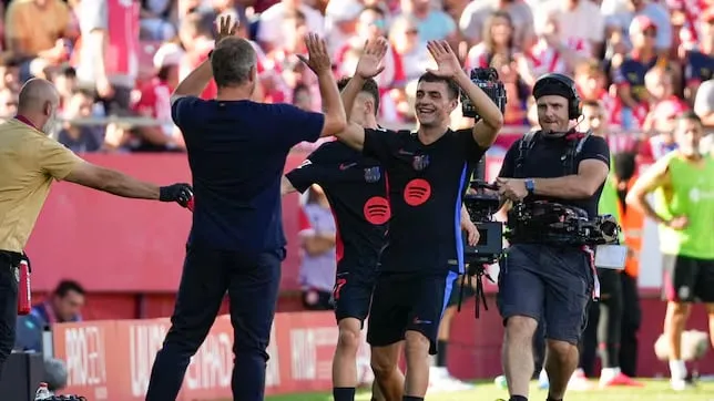 Thầy trò Flick dẫn đầu La Liga một cách thoải mái trước khi đá trận mở màn UEFA Champions League. Ảnh: GETTY. monaco-khong-phai-la-doi-thu-xung-tam-cua-barcelona (5).jpg