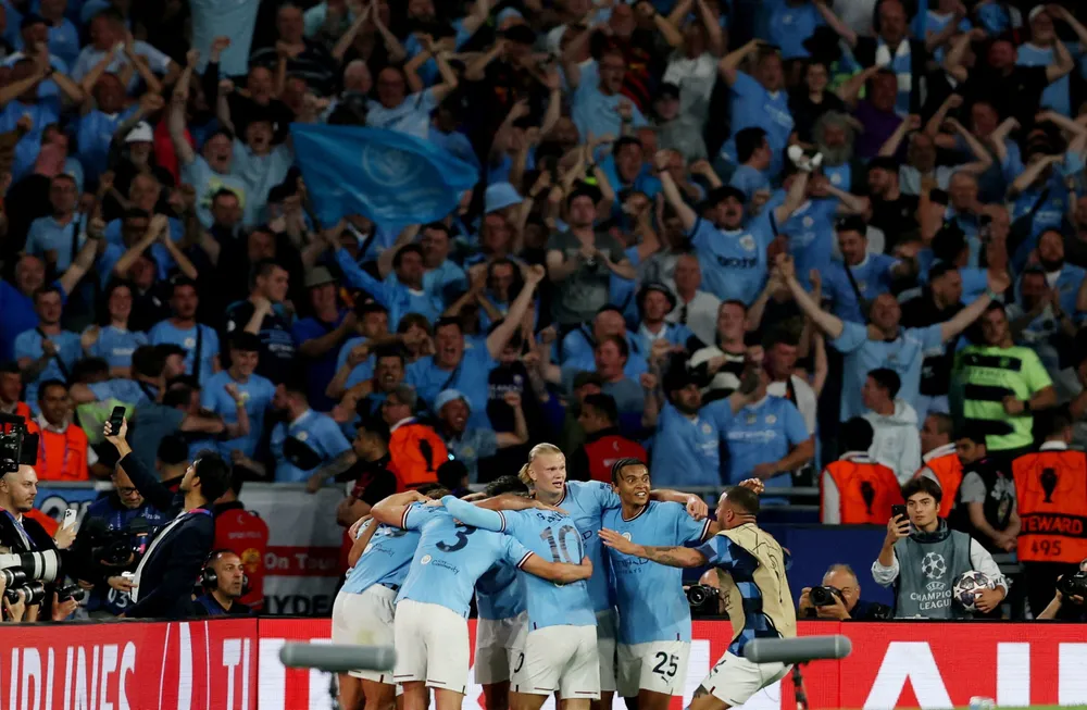 Cầu thủ Man City có thể chơi 85 trận đấu trong một mùa giải, sau khi UEFA Champions League tăng số trận theo thể thức mới. Ảnh: GETTY. UEFA Champions League