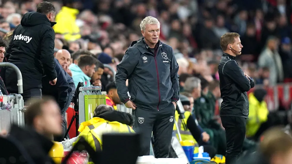 Cựu HLV David Moyes không hài lòng vì trận thua của đội bóng cũ trước Chelsea. Ảnh: GETTY. tien-dao-cole-palmer-pha-ky-luc-cua-haaland (3).jpg