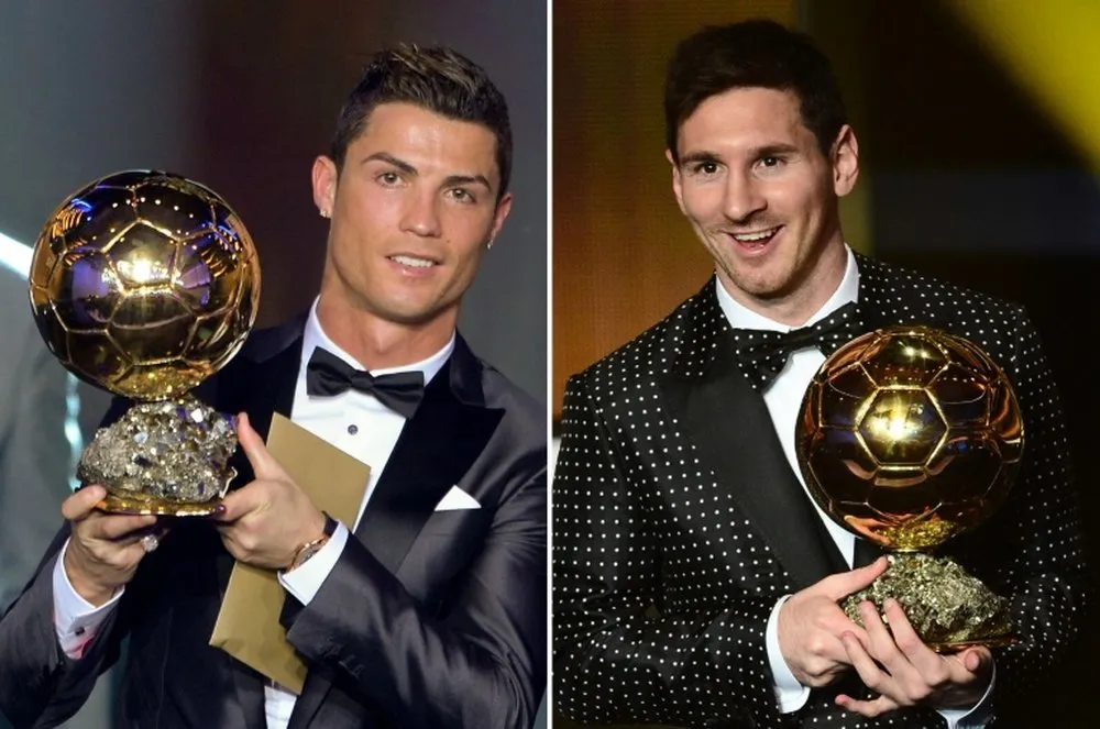 Siêu sao Ronaldo và Messi đã chia nhau 13 Quả bóng vàng. Ảnh: GETTY. ban-than-cua-sieu-sao-ronaldo-chon-messi-hay-nhat-the-gioi (2).jpg