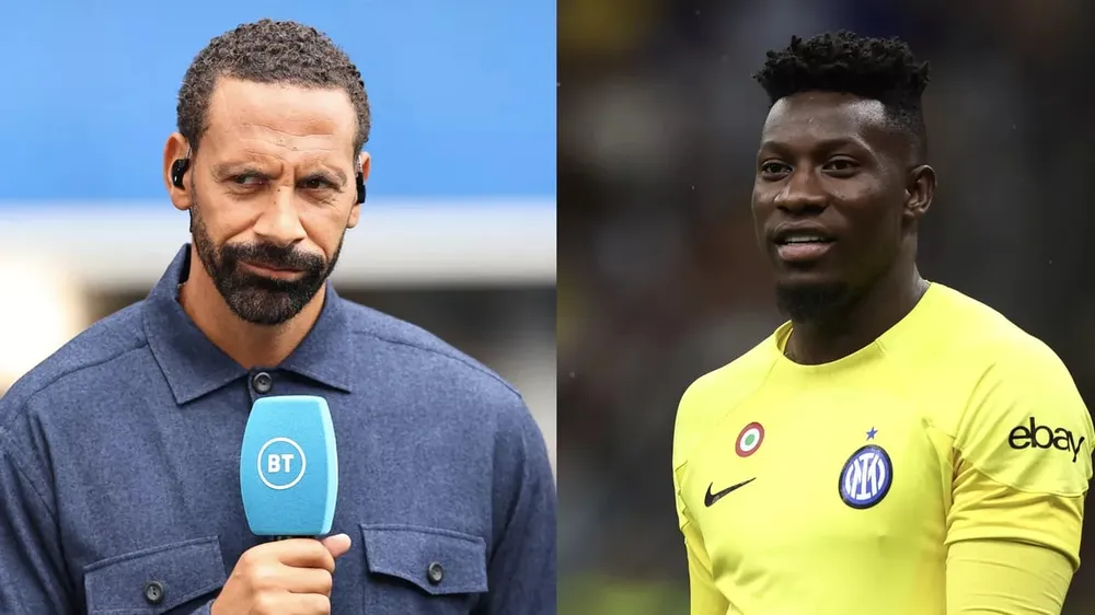 Chuyên gia bóng đá Rio Ferdinand ca ngợi thủ môn Onana có nhiều pha cứu thua trước các chân sút Tottenham. Ảnh: GETTY. Thủ môn Onana