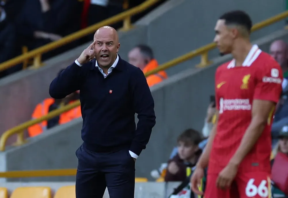 Liverpool của ông thầy Slot sẽ gặp thử thách lớn khi đụng độ Chelsea. Ảnh: GETTY. cole-palmer-se-giup-liverpool-vo-dich-premier-league (4).jpg