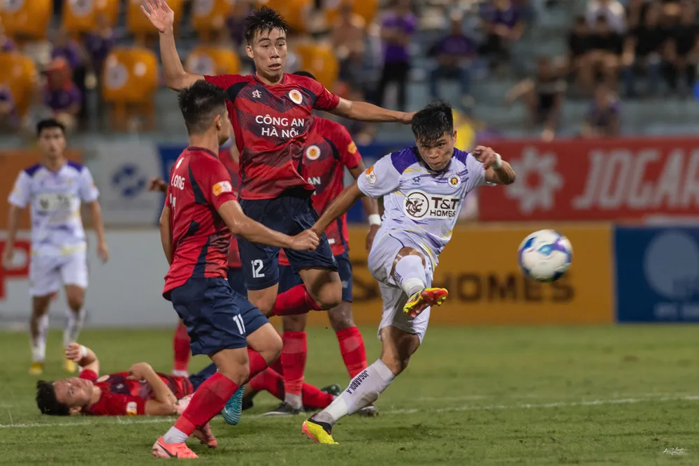 Hai nhà cựu vô địch V-League Hà Nội và Công an Hà Nội sở hữu nhiều tuyển thủ quốc gia. Ảnh: ANH THỊNH. vô địch V-League