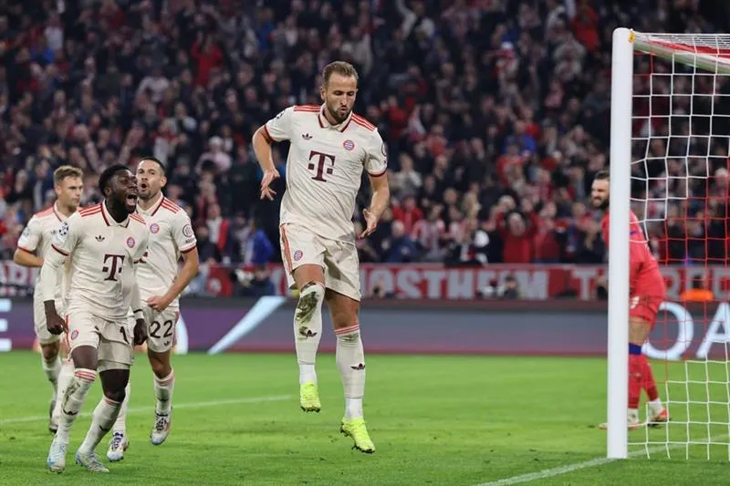 Harry Kane biết rõ yếu huyệt của Barca dù đội bóng Bayer Munich vẫn thua Barca tại sân chơi Champions League. Ảnh: GETTY. yếu huyệt của Barca