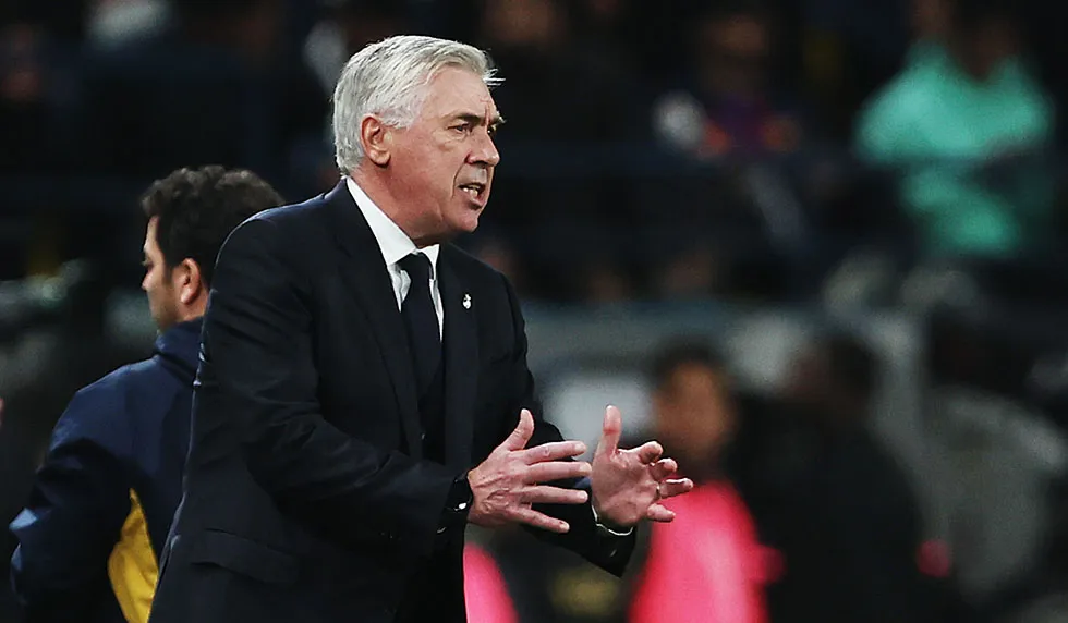 HLV Ancelotti bị cho là không sử dụng tốt vị trí của ngôi sao Bellingham. Ảnh: GETTY. ngôi sao Bellingham