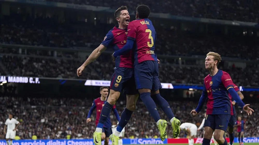 Chiến thắng đậm đà của Barcelona là nỗi đau của Real. Ảnh: GETTY. tieu-tuong-yamal-xat-muoi-vao-noi-dau-cua-mbappe (2).jpg