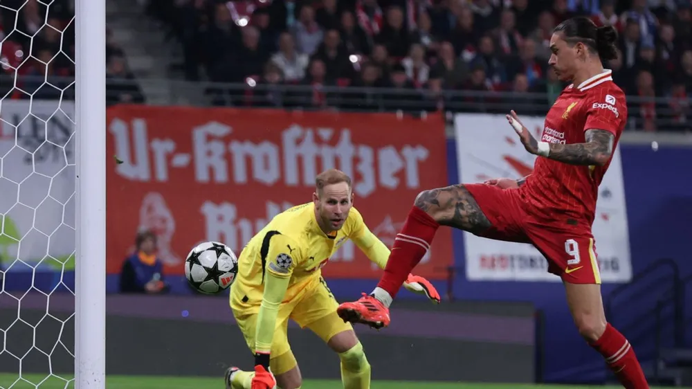 RB Leipzig vừa là bại tướng của Liverpool ở đấu trường Champions League. Ảnh: GETTY. nảy lửa ở sân Anfield