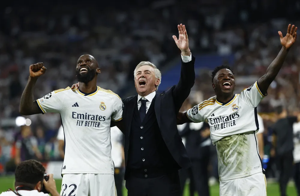 Thầy trò Ancelotti sẽ hồi phục ở Champions League sau cú ngã ngựa Siêu kinh điển. Ảnh: GETTY. real-madrid-phuc-thu-o-champions-league-sau-that-bai-sieu-kinh-dien (2).jpg