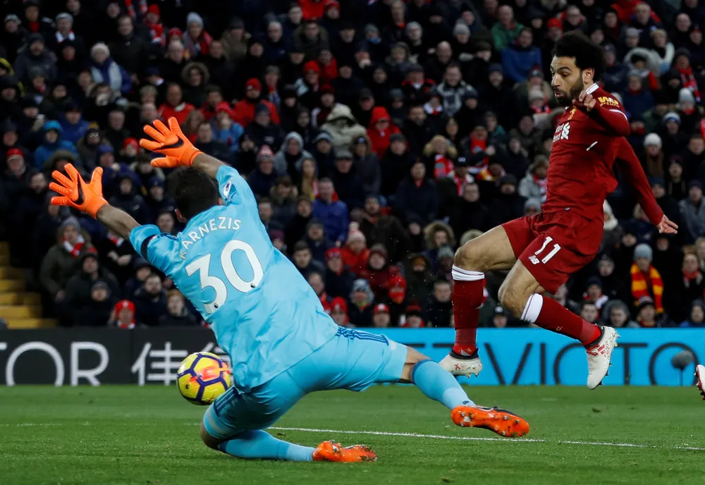Salah mong mỏi chiến thắng trên mọi đấu trường với Liverpool trong mùa bóng có thể là cuối cùng của anh ở CLB. Ảnh: GETTY. tiền đạo Salah