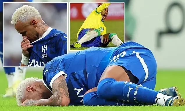 Chấn thương đã lấy đi nhiều thời gian của Neymar trên sân cỏ. Ảnh: GETTY. al-hilal-quyet-dinh-cat-hop-dong-voi-tien-dao-neymar (3).jpg