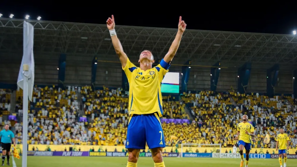 Al Nassr của siêu sao Ronaldo có nhiều hy vọng lập cú đúp danh hiệu ở mùa giải này. Ảnh: GETTY. Ronaldo-al-nassr.jpg