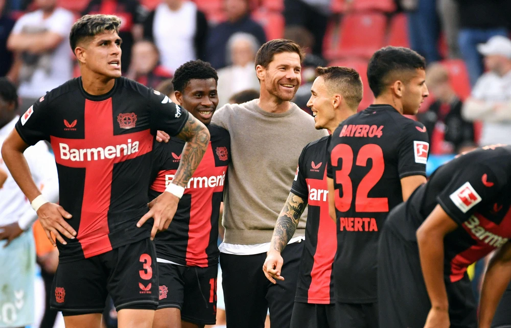 HLV Xabi Alonso chia tay Leverkusen vào cuối mùa giải này. Ảnh: GETTY. CLB Real Madrid