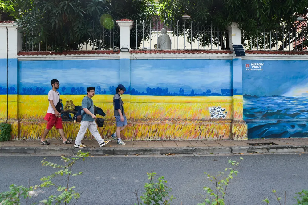 khối diễu bình, tranh bích hoạ