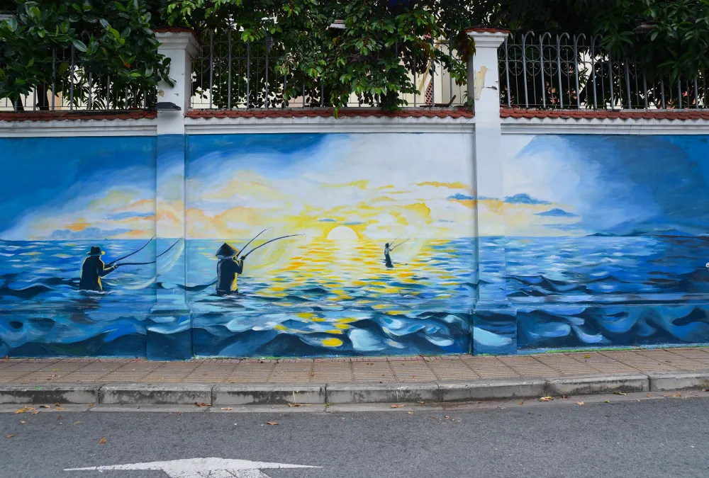 khối diễu bình, tranh bích hoạ