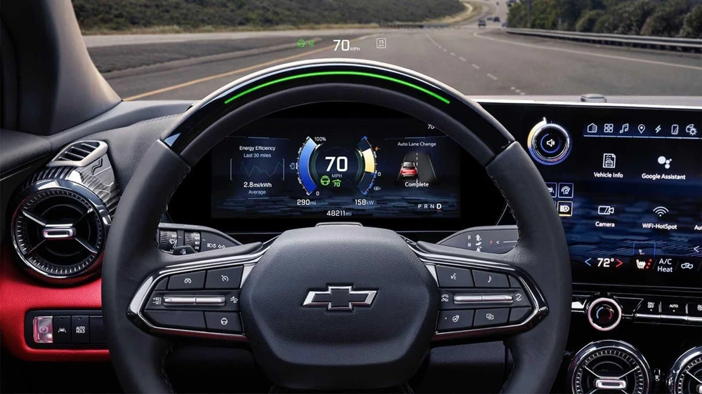 Xe còn có màn hình 11 inch cho cụm đồng hồ kỹ thuật số. Ảnh: Moto1.