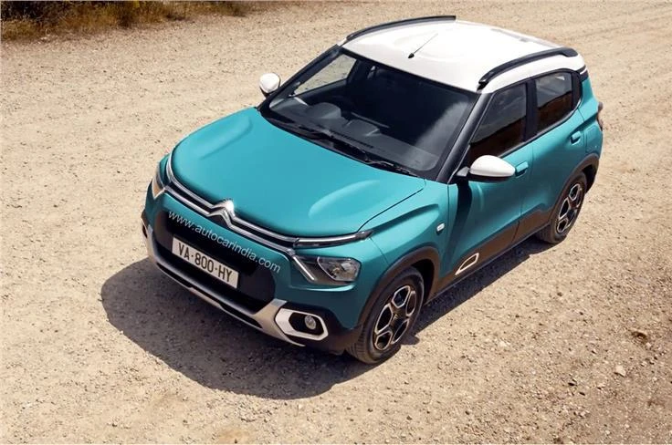 C3 được trang bị bánh xe thép 15 inch với vỏ nhựa theo tiêu chuẩn. Ảnh: Autocarindia.