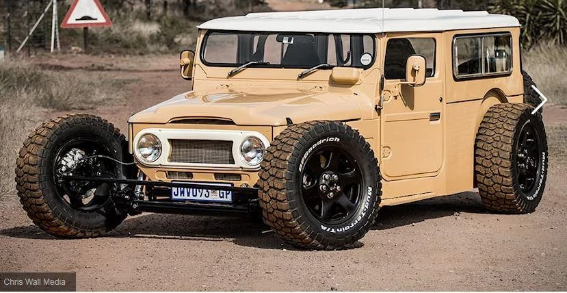 Allers Rods &amp; Customs Hot Rod FJ40. Ảnh: Carbuzz.