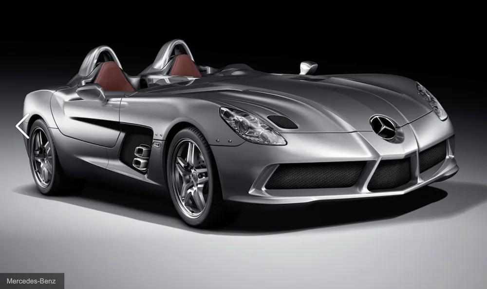 Mercedes-Benz SLR Stirling Moss (có 75 chiếc). Ảnh: Carbuzz.