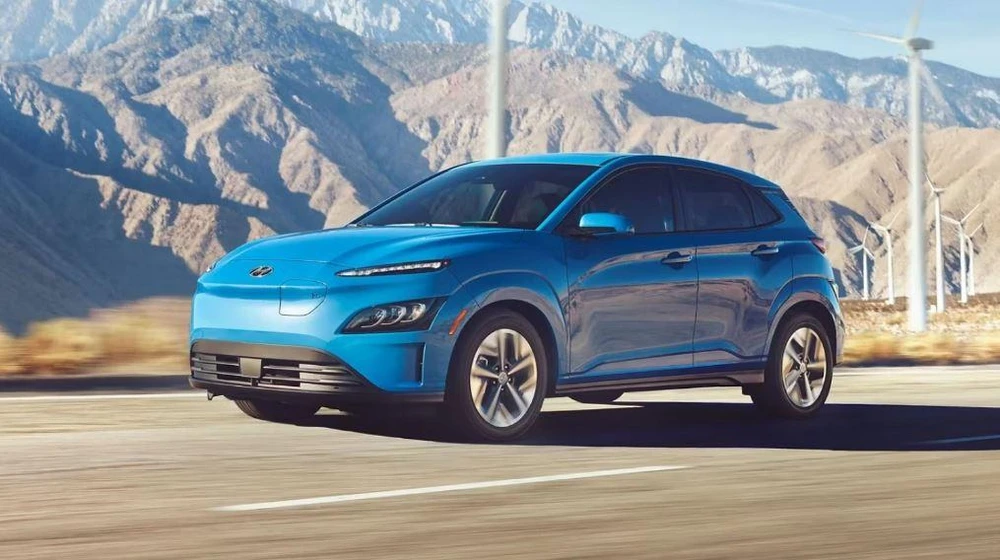 Hyundai Kona Electric (258 Dặm). Ảnh: Hotcars.