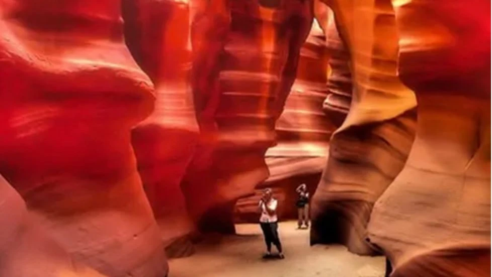 Antelope Canyon ở American Southwest.