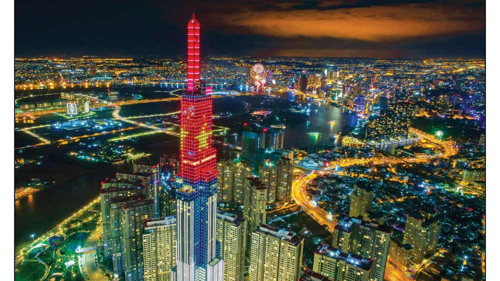 Cảnh về đêm tại TP.HCM Ảnh: Internet.