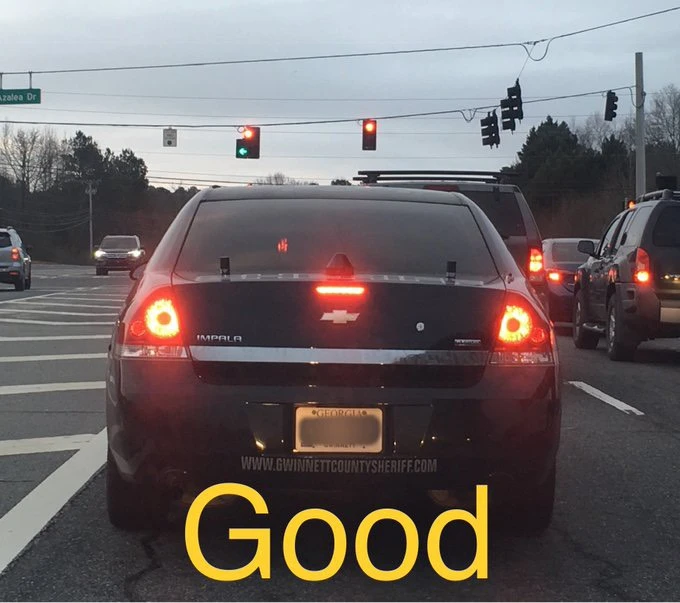 Đây là đèn phanh hoạt động tốt. Ảnh: Motorbiscuit.