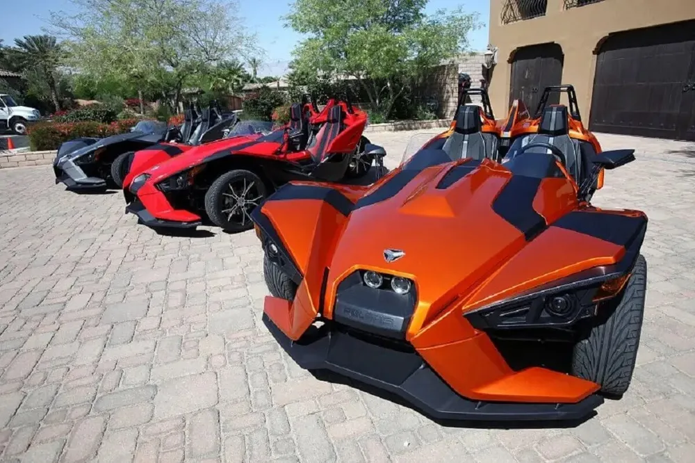 Polaris Slingshot. Ảnh: Motorbiscuit. Polaris Slingshot. Ảnh: Motorbiscuit.