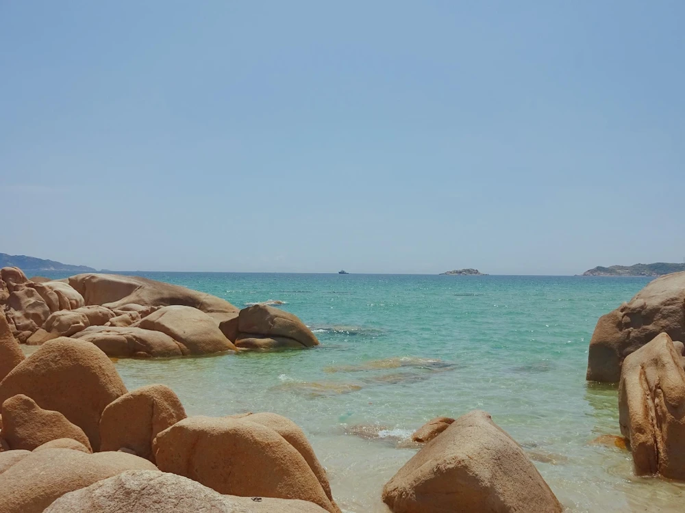 Phong cảnh Bãi Nước Ngọt Ninh Thuận. Ảnh: Quỳnh Tô.