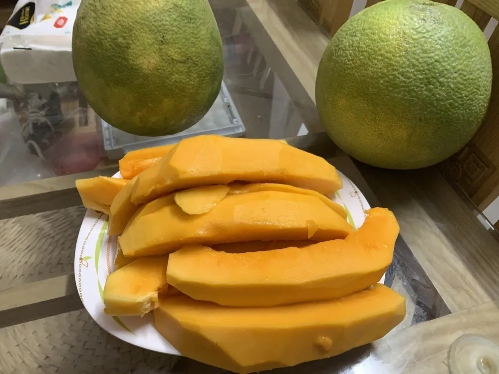 Đu đủ giàu vitamin C nên nó giúp tăng cường hệ thống miễn dịch. Ảnh: PHƯƠNG LÊ 6 -nguyen- lieu- nha- bep- nay- co-the- thay-the-khang- sinh-2.jpg