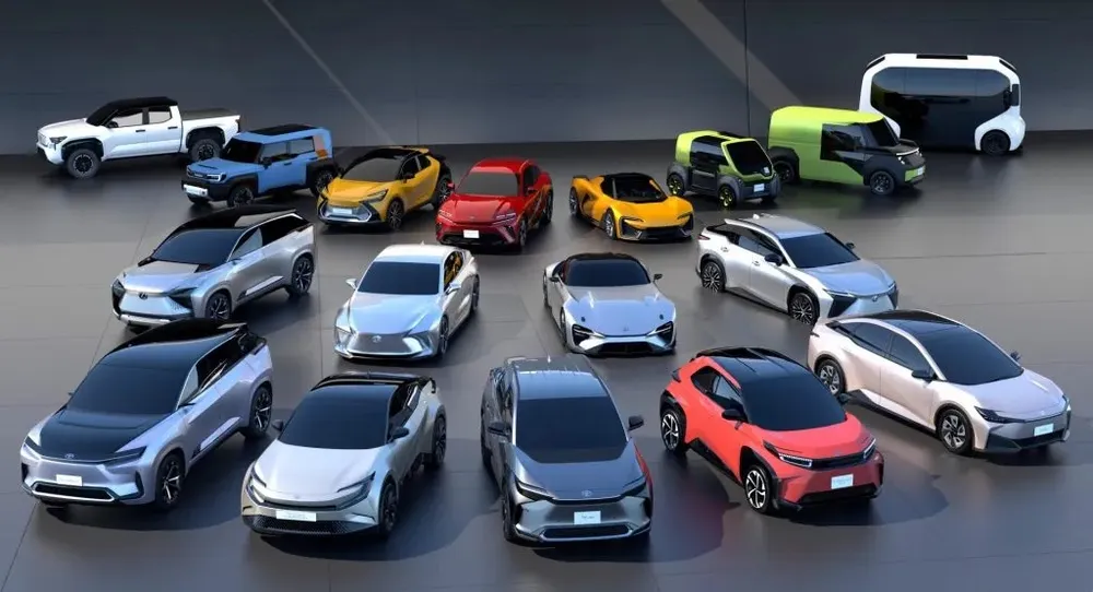 Toyota hiện có kế hoạch sản xuất tăng gấp ba lần sản lượng xe điện vào cuối năm 2025. Ảnh: Carscoops. Toyota-tang-toc-san-xuat-xe-dien-de-bt-kip-BYD-va-Tesla.jpg