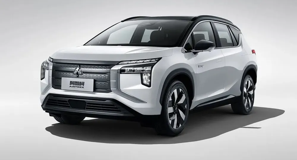 Mẫu xe Airtrek EV ra mắt Trung Quốc cuối năm 2021 .Ảnh: Carscoops. Mitsubishi-dang-chat-vat-bi-các-thuong-hieu-dia-phuong-duoi-khoi-Trung- Quoc-1.jpg