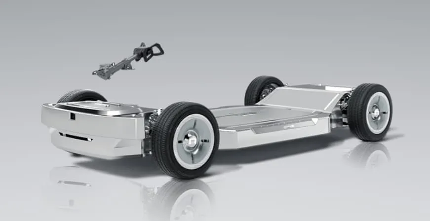 CALT Trung Quốc phát triển khung gầm ván trượt cho ô tô điện nâng phạm vi lên 1.000 km.jpg